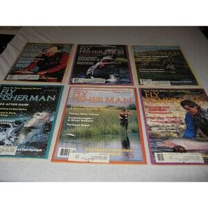 Lot Of 6 Different Fly Fisherman Magazine From 1985 Trout Orvis Fishing Reels